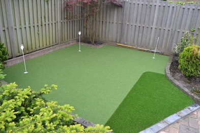 Golf Putting Green van Kunstgras in Krommenie