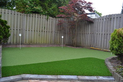 Golf Putting Green van Kunstgras in Krommenie